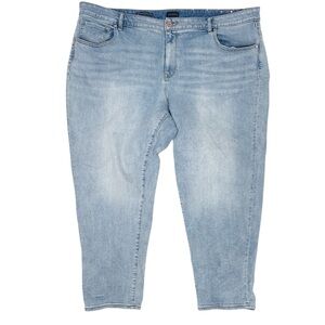 Talbots Everyday Relaxed Jeans Size 24W Light Wash Stretch